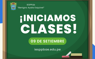 ¡Inicio de las Actividades Académicas en el IESPP Benigno Ayala Esquivel!